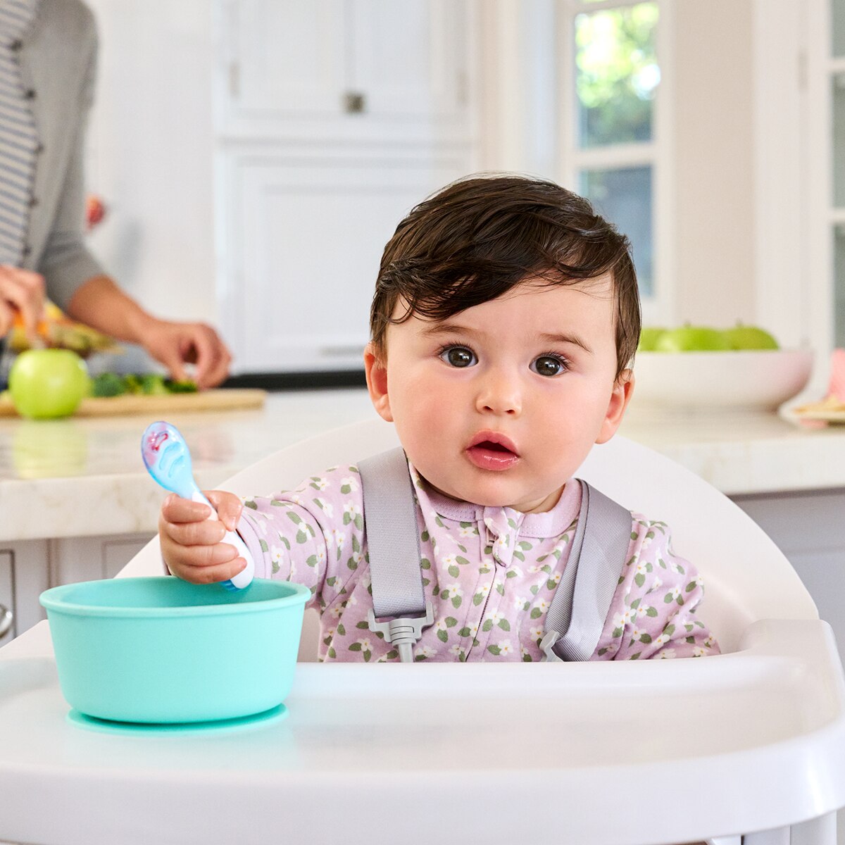 Cucharas aprendizaje Munchkin Baby led weaning 3 unidades - Azul claro Azul claro-4
