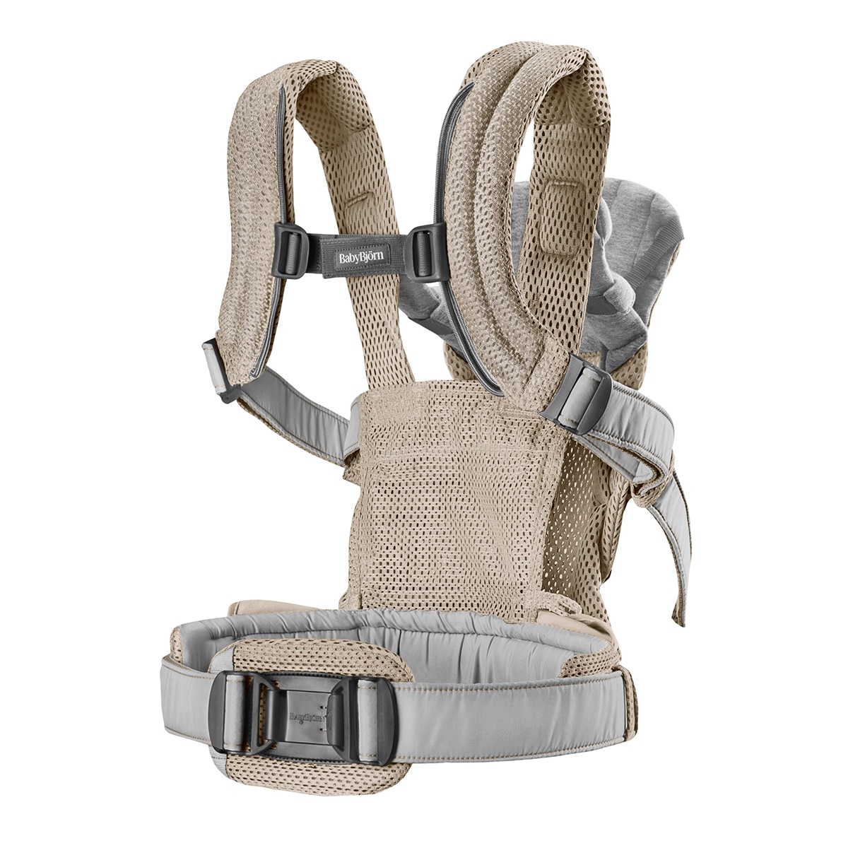 Mochila PortaBebé Babybjörn Harmony Mesh 3 posiciones - Beige Beige-3