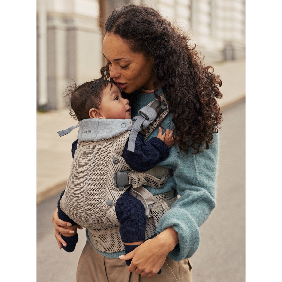 Mochila PortaBebé Babybjörn Harmony Mesh 3 posiciones - Beige Beige-12