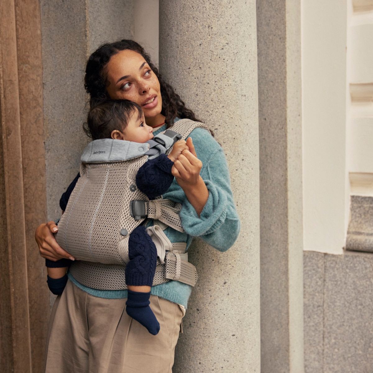 Mochila PortaBebé Babybjörn Harmony Mesh 3 posiciones - Beige Beige-14