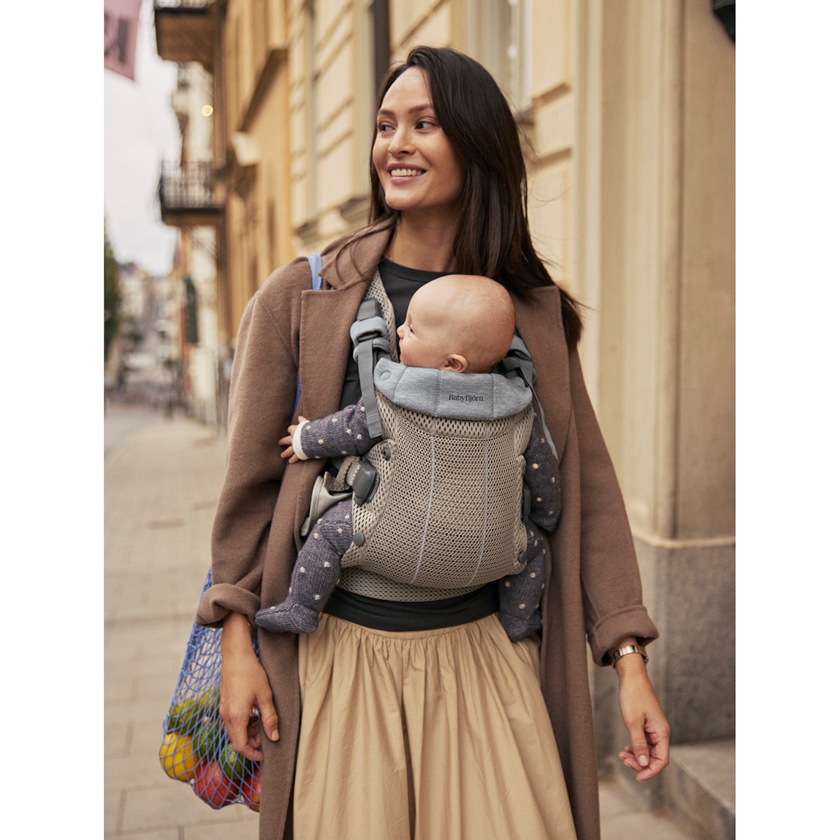 Mochila PortaBebé Babybjörn Harmony Mesh 3 posiciones - Beige Beige-16