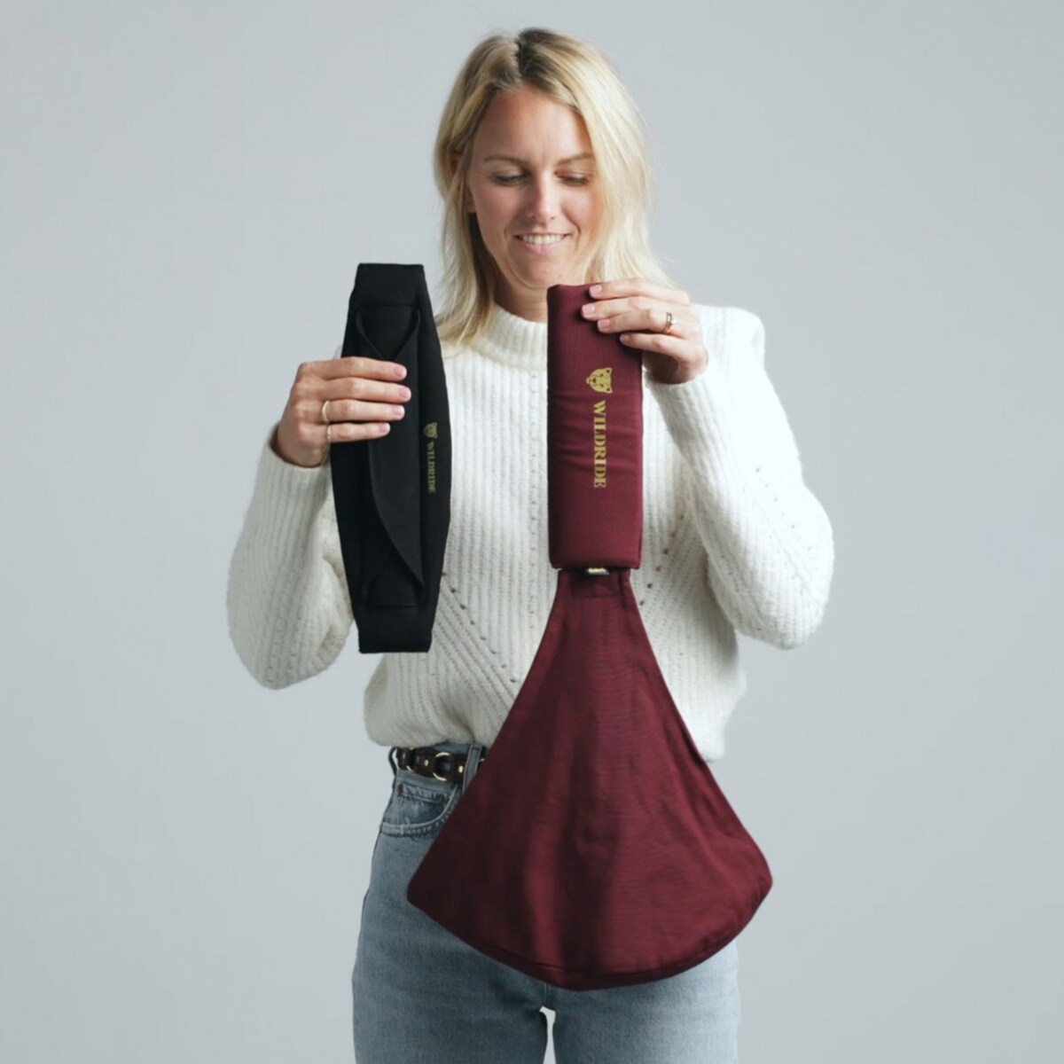 Hombrera acolchada Wilride para bandolera portabebés · WILDRIDE