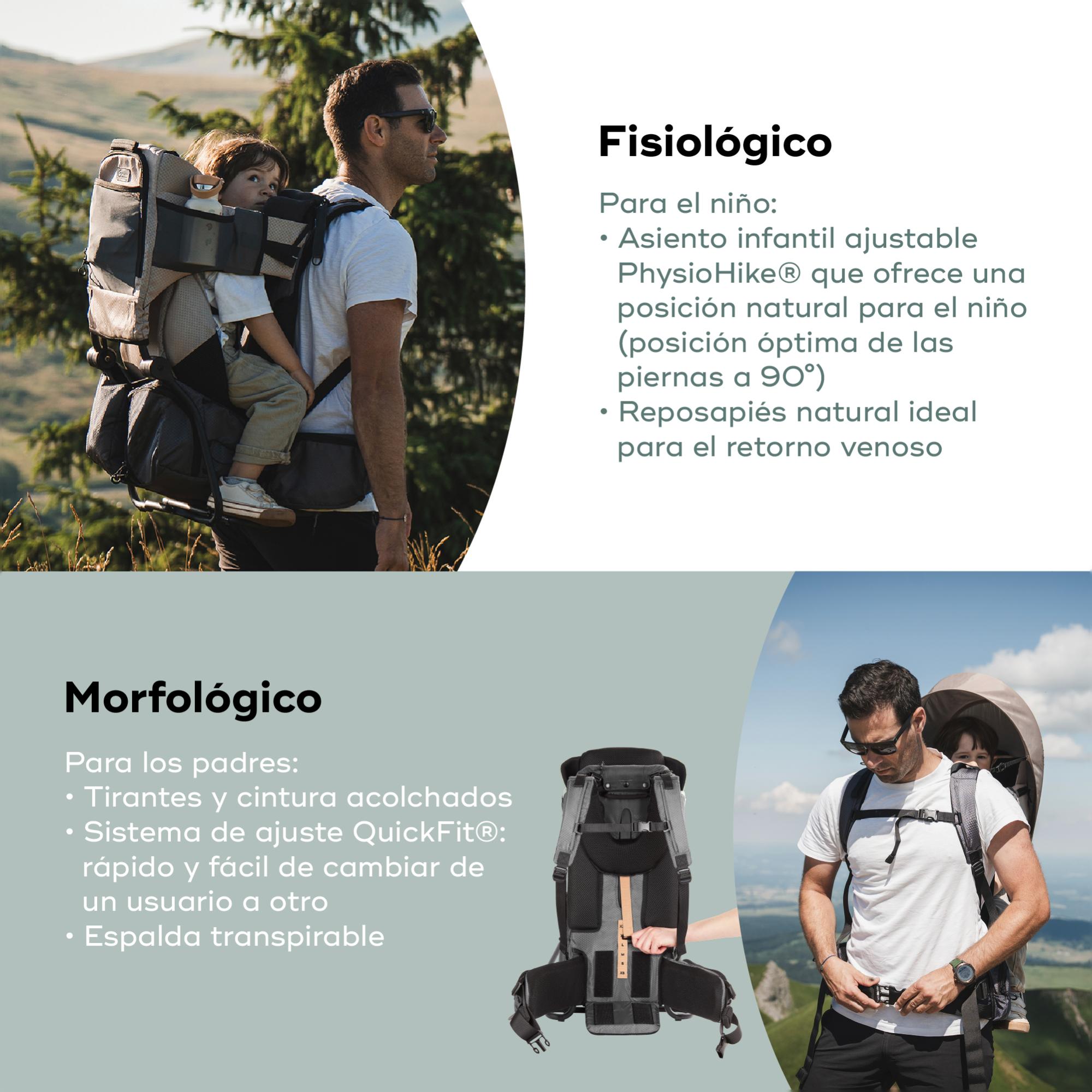 Marsúpio de Caminhada Moov & Hike + Capa Impermeável Preto-5