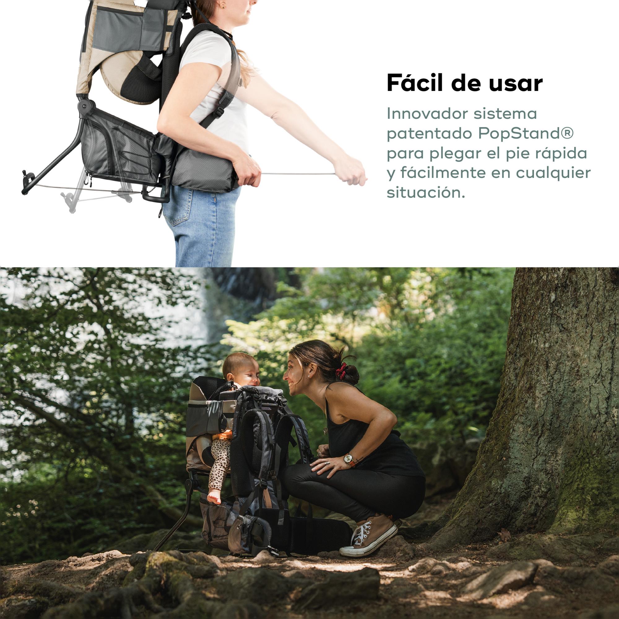 Marsúpio de Caminhada Moov & Hike + Capa Impermeável Preto-6