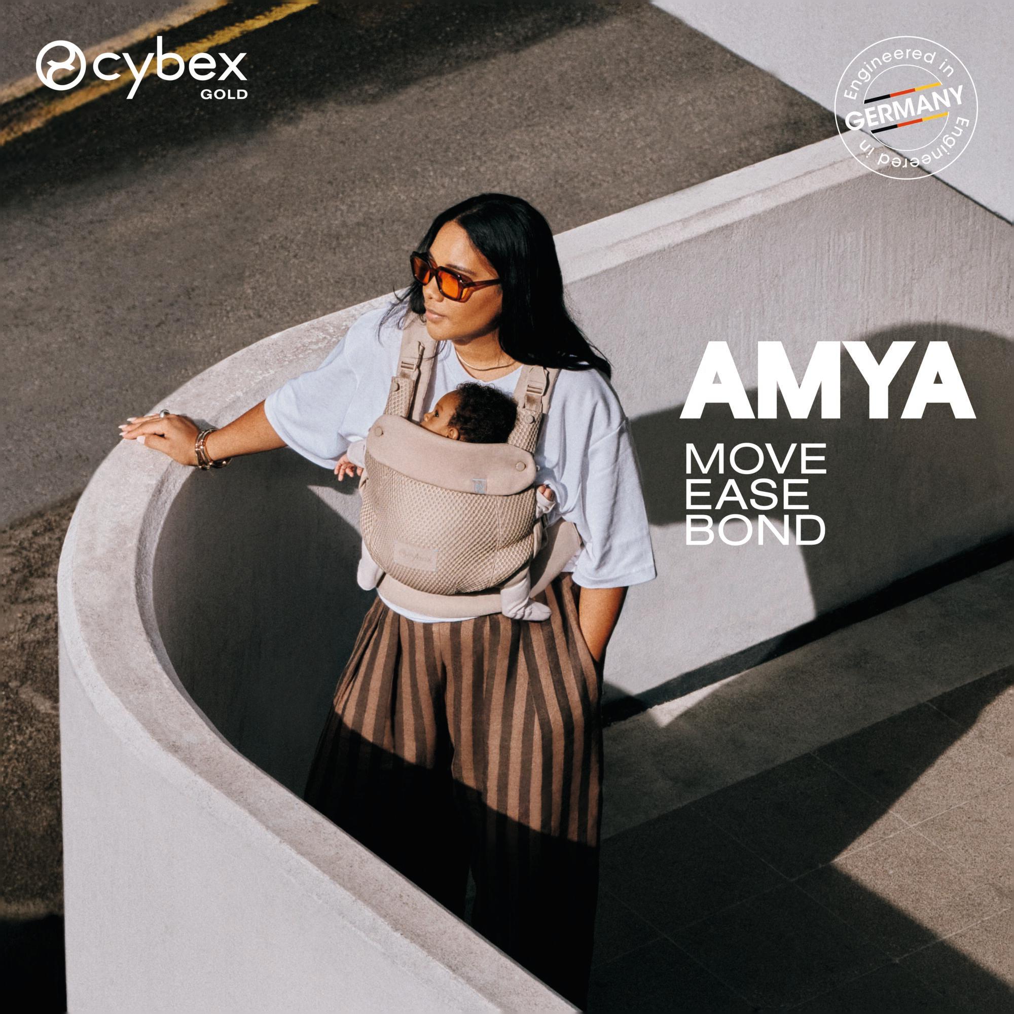 Mochila portabebés Cybex Amya carrier 3 posiciones - Gris claro Gris claro-4