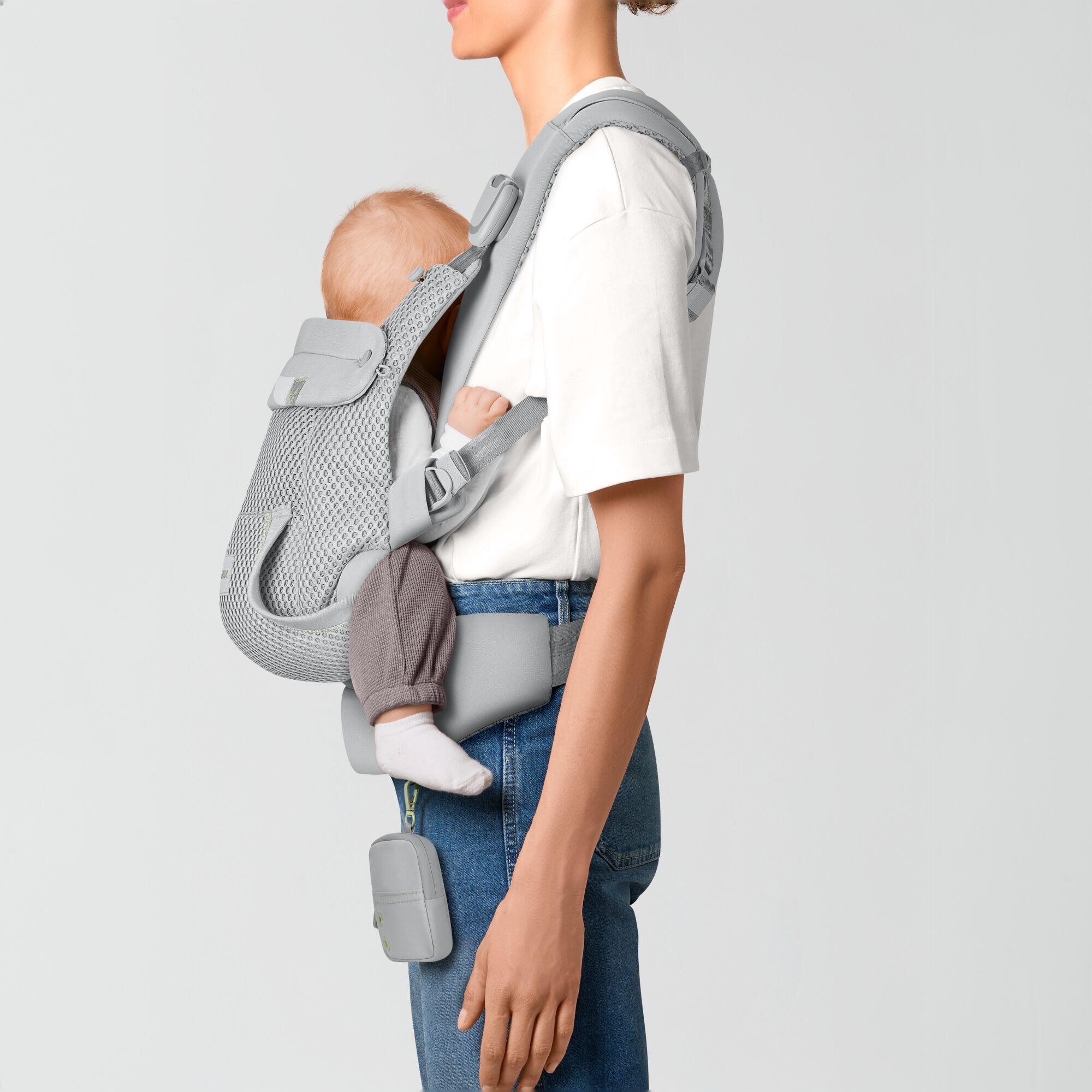 Mochila portabebés Cybex Laya carrier 3 posiciones - Gris claro Gris claro-7
