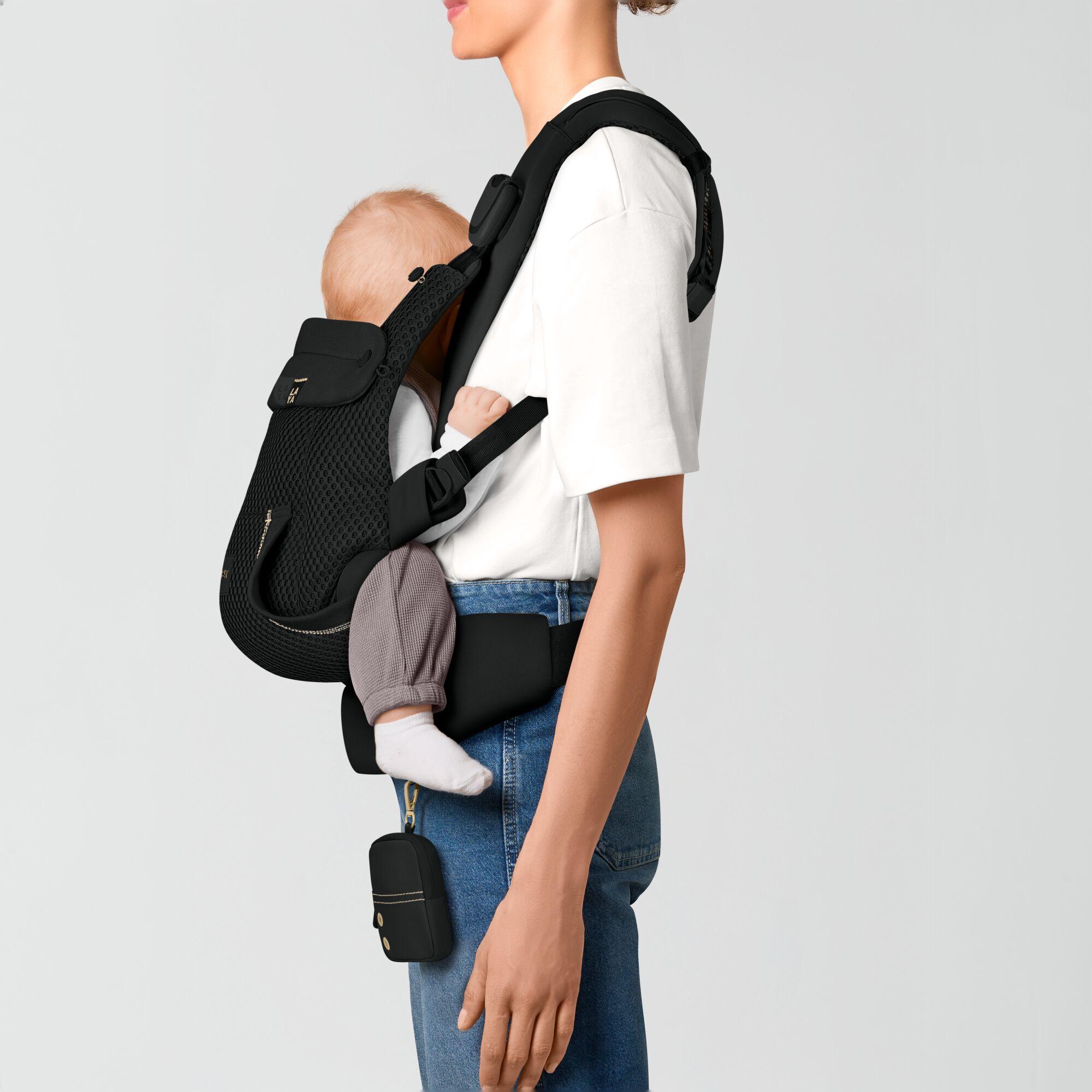 Mochila portabebés Cybex Laya carrier 3 posiciones - Negro Negro-7
