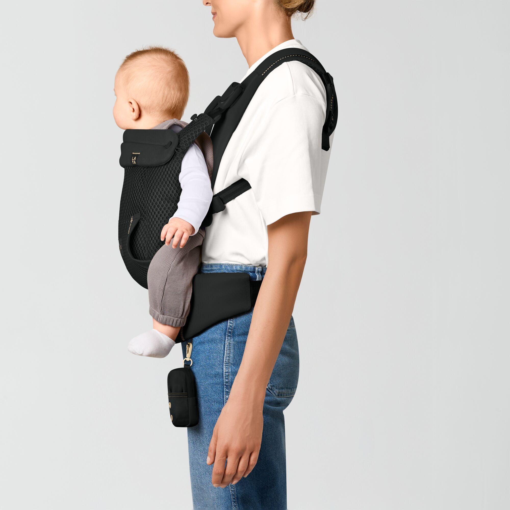 Mochila portabebés Cybex Laya carrier 3 posiciones - Negro Negro-8