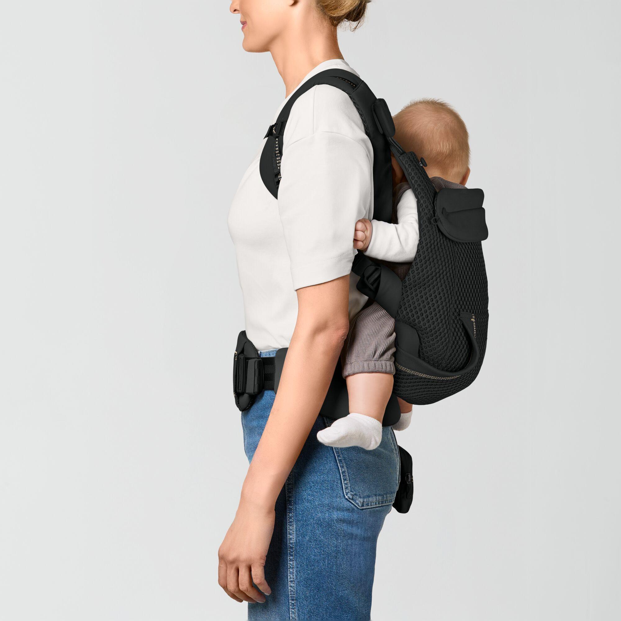 Mochila portabebés Cybex Laya carrier 3 posiciones - Negro Negro-9