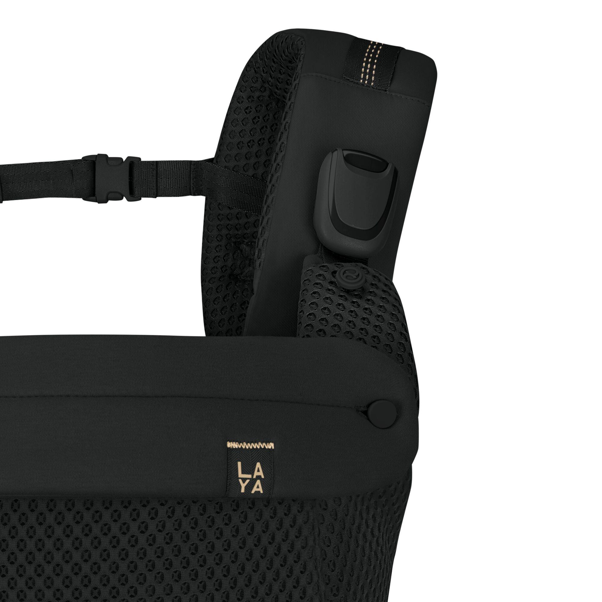 Mochila portabebés Cybex Laya carrier 3 posiciones - Negro Negro-10