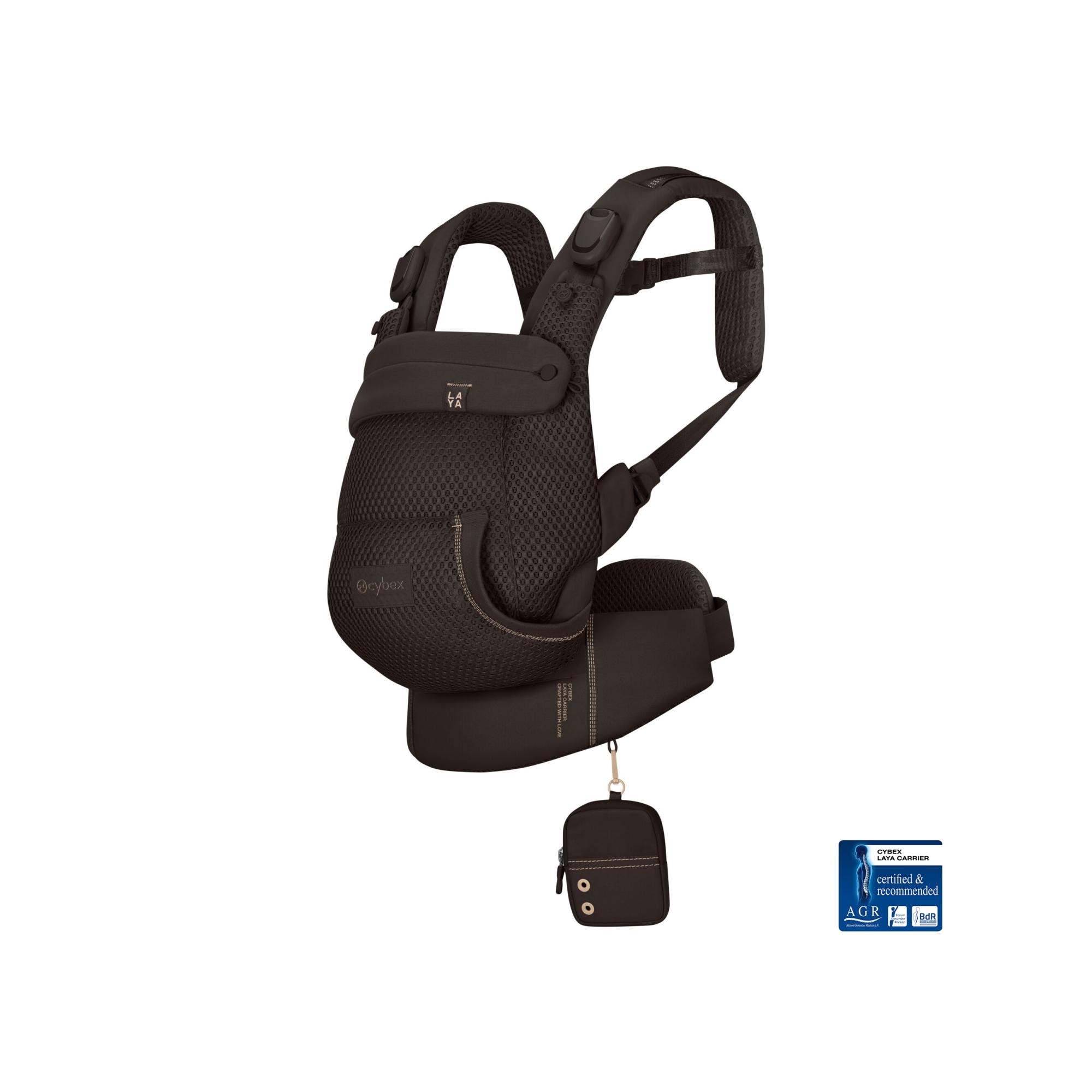 Mochila portabebés Cybex Laya carrier 3 posiciones - Marrón oscuro Marrón oscuro-1