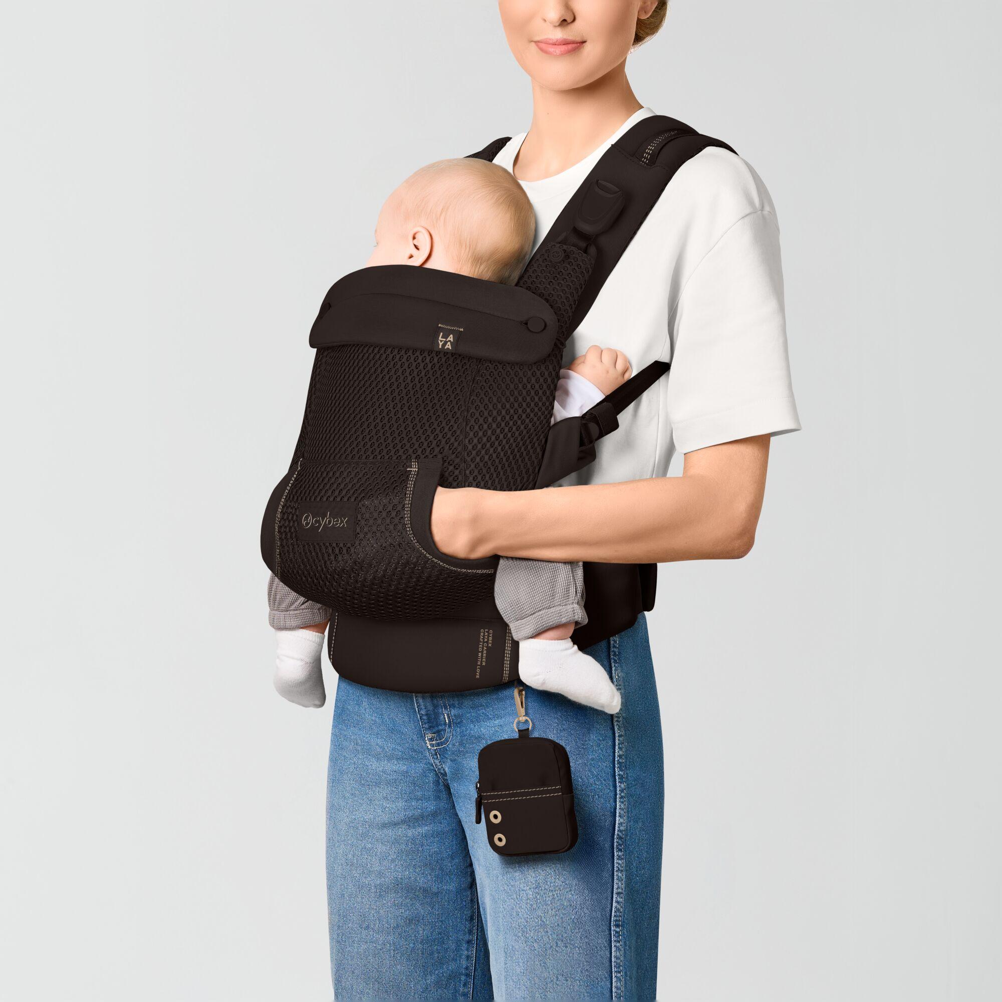 Mochila portabebés Cybex Laya carrier 3 posiciones - Marrón oscuro Marrón oscuro-5