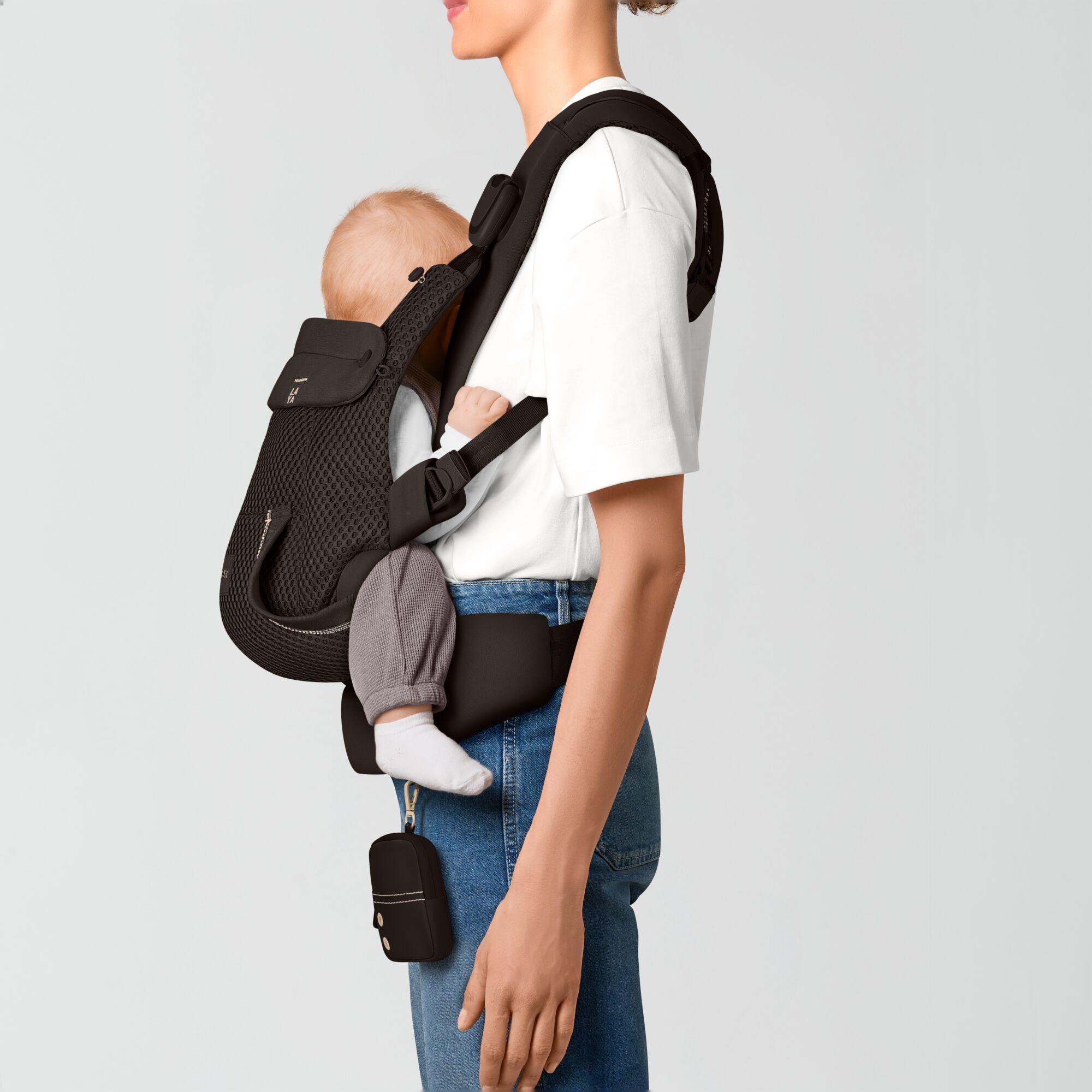 Mochila portabebés Cybex Laya carrier 3 posiciones - Marrón oscuro Marrón oscuro-7