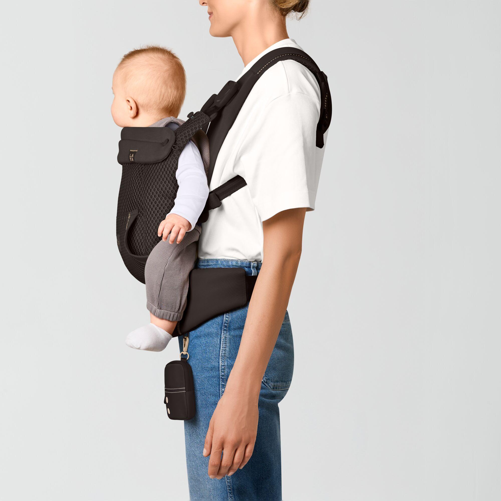 Mochila portabebés Cybex Laya carrier 3 posiciones - Marrón oscuro Marrón oscuro-8