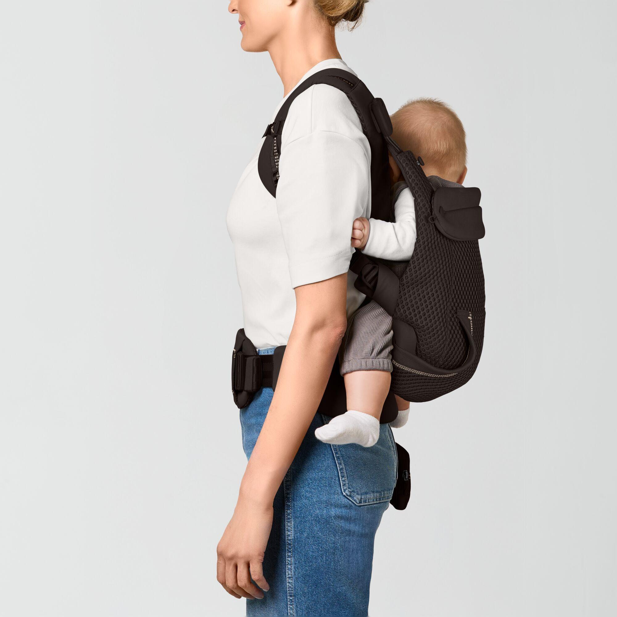 Mochila portabebés Cybex Laya carrier 3 posiciones - Marrón oscuro Marrón oscuro-9