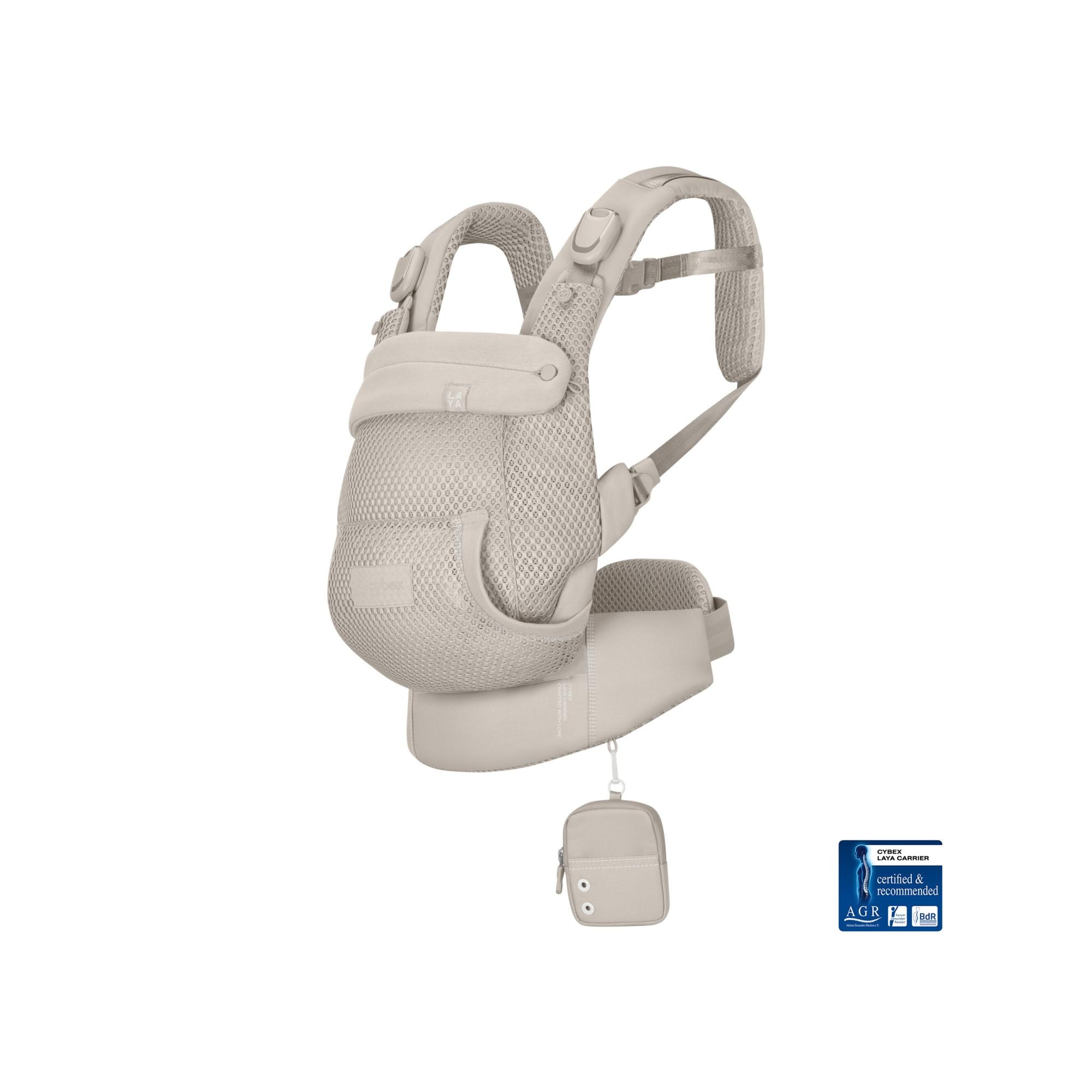 Mochila portabebés Cybex Laya carrier 3 posiciones - Beige arena Beige arena-1