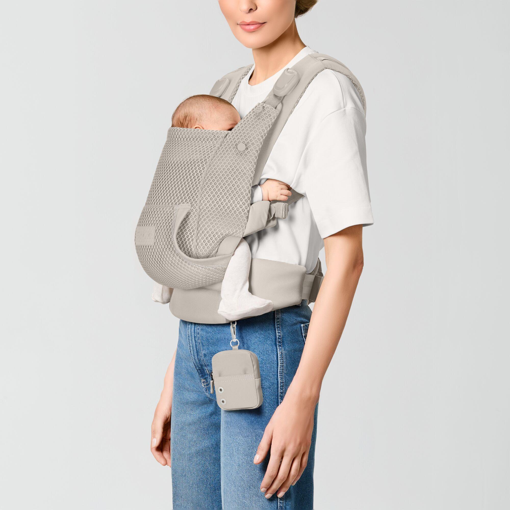 Mochila portabebés Cybex Laya carrier 3 posiciones - Beige arena Beige arena-6