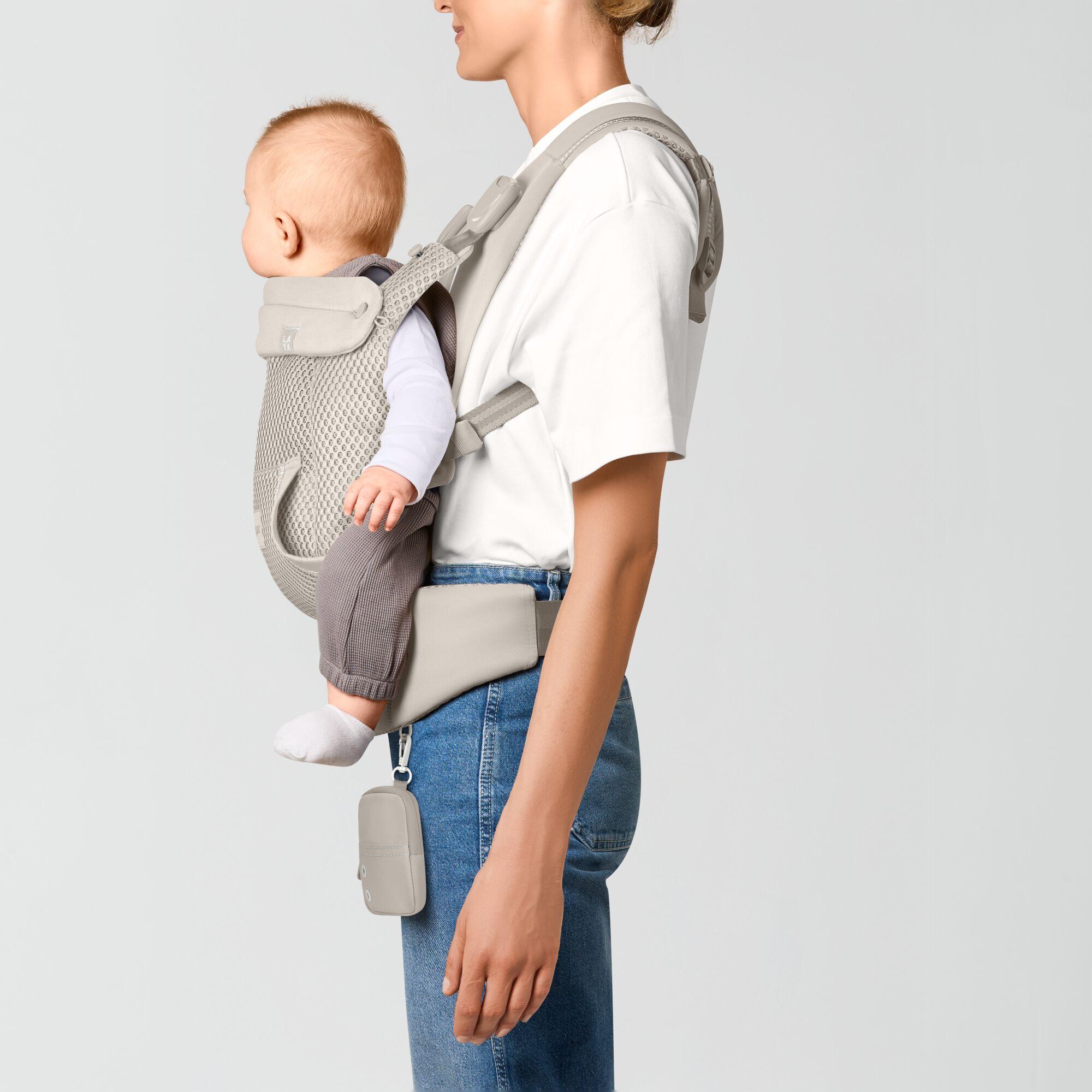Mochila portabebés Cybex Laya carrier 3 posiciones - Beige arena Beige arena-8