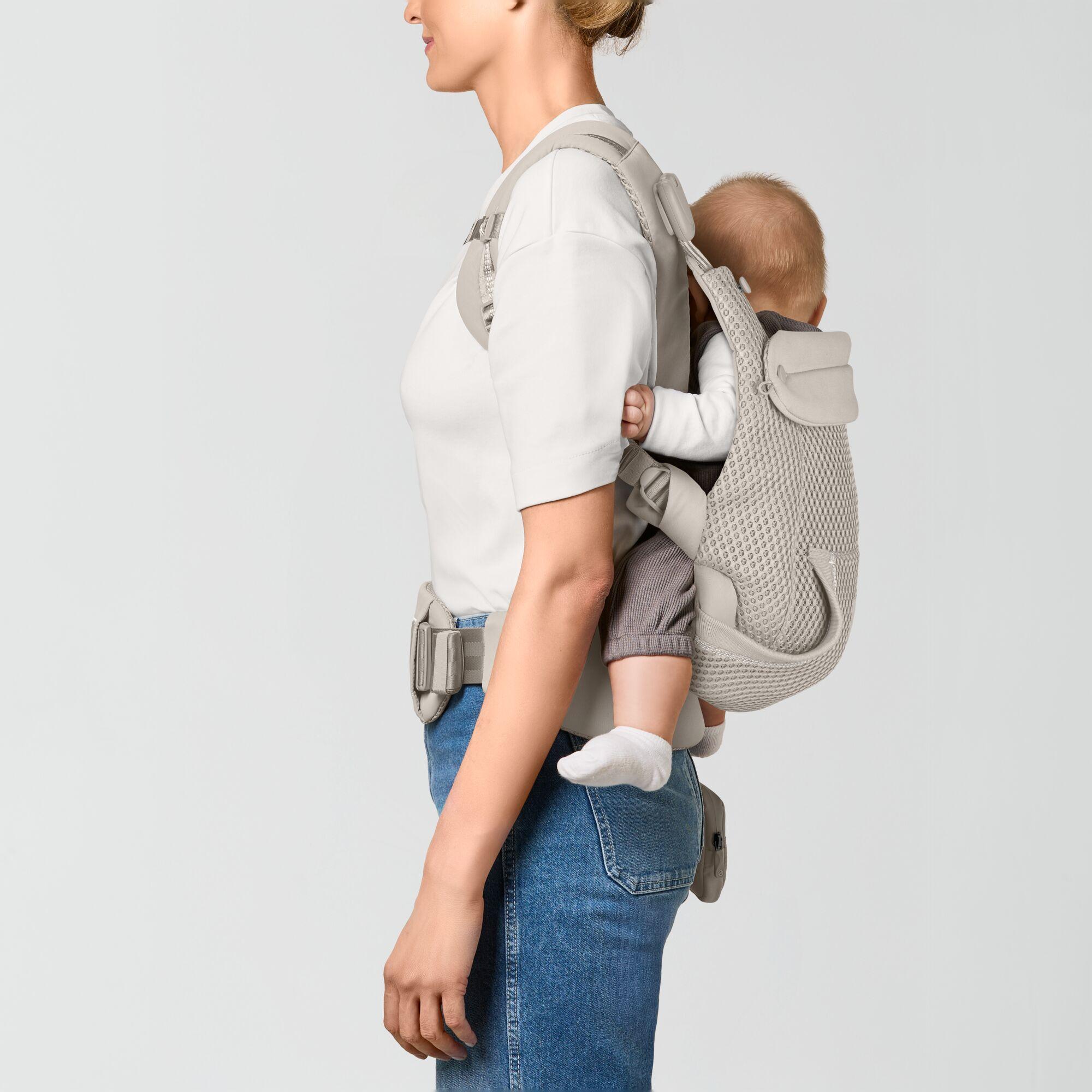 Mochila portabebés Cybex Laya carrier 3 posiciones - Beige arena Beige arena-9