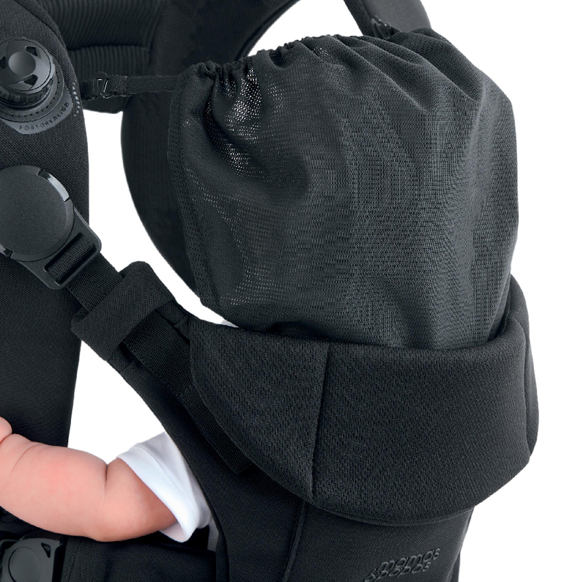 Mochila portabebés Mamas & Papa Kudo, 2 posiciones - Negro Negro-5