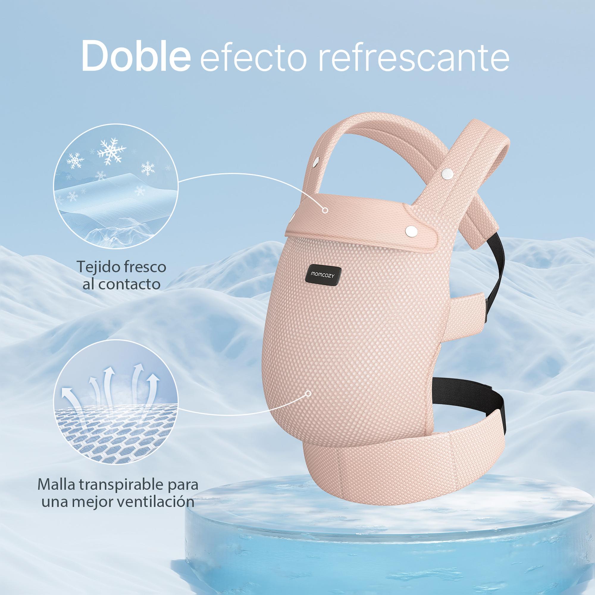 Marsúpio Air Mesh, 2 Posições Rosa-claro-4