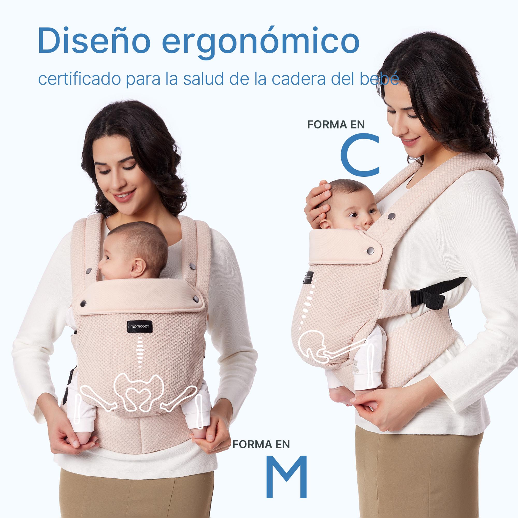 Marsúpio Air Mesh, 2 Posições Rosa-claro-8