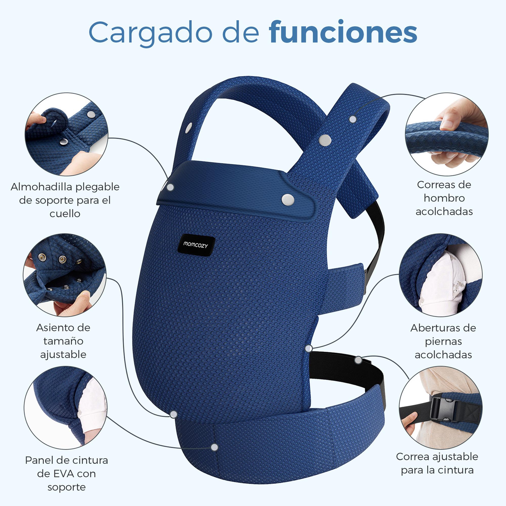 Marsúpio Air Mesh, 2 Posições Cinzento-3