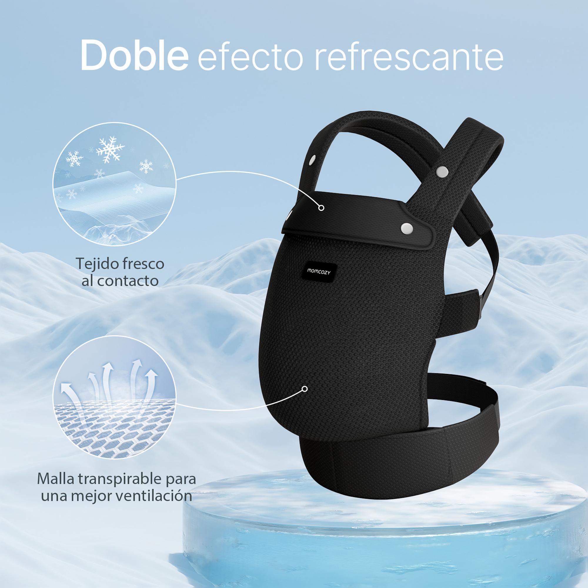 Marsúpio Air Mesh, 2 Posições Preto-4