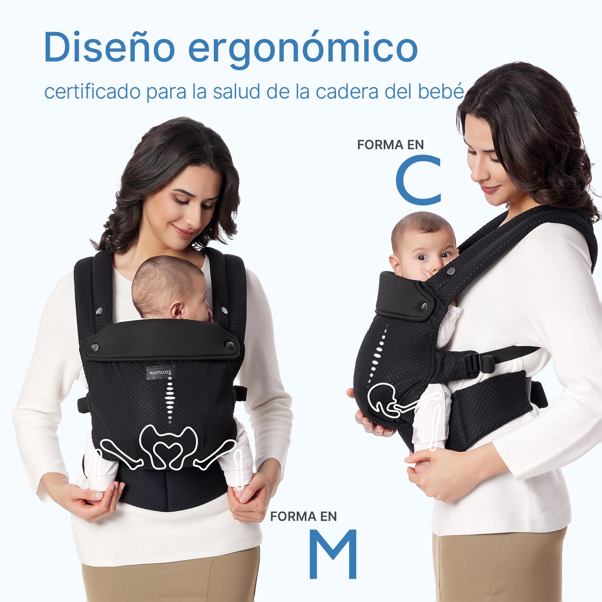 Marsúpio Air Mesh, 2 Posições Preto-7
