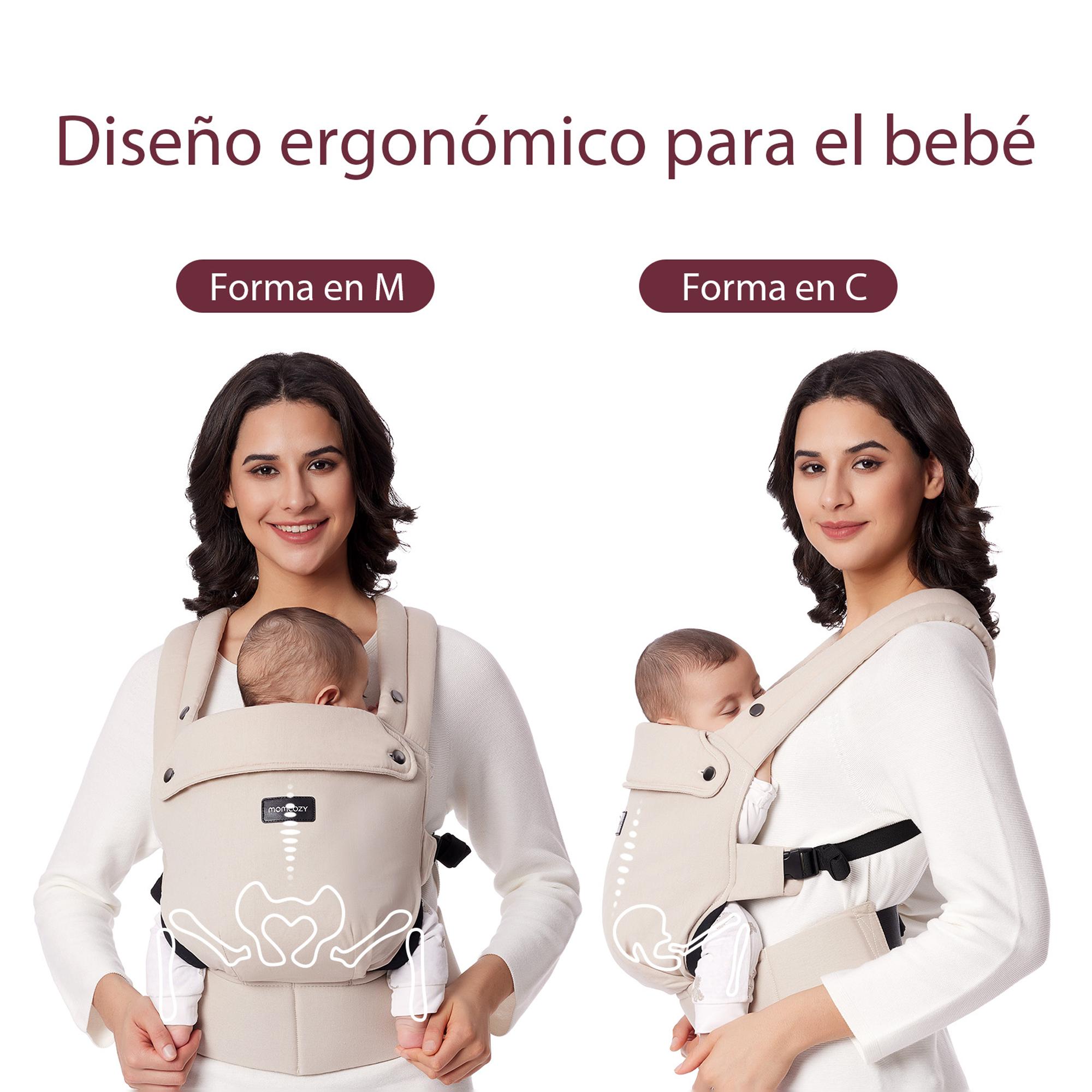 Marsúpio Cotton, 2 Posições Bege Serra-4
