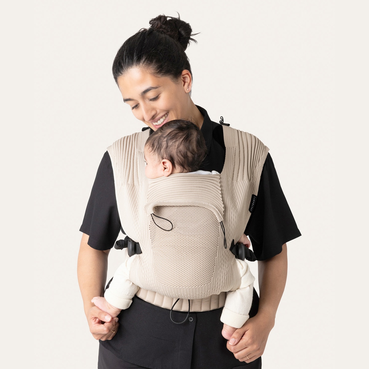 Mochila portabebés Flybaby, 2 posiciones - Beige Sierra Beige Sierra-3