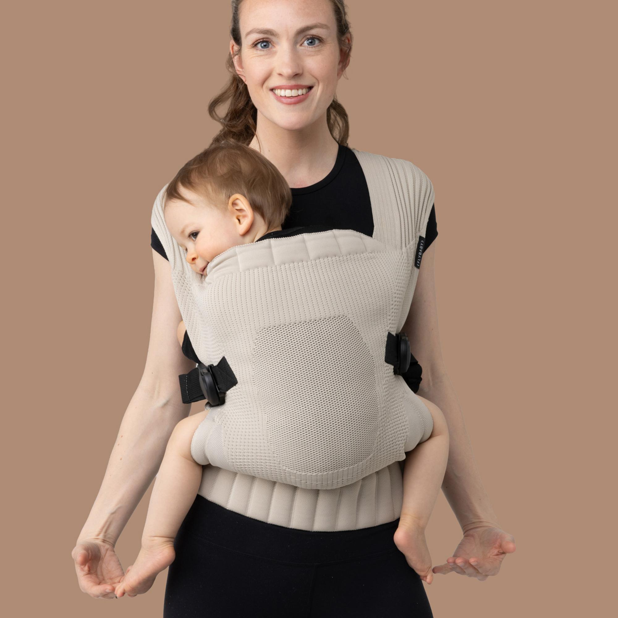 Mochila portabebés Flybaby Toddler, 2 posiciones - Beige Sierra Beige Sierra-2