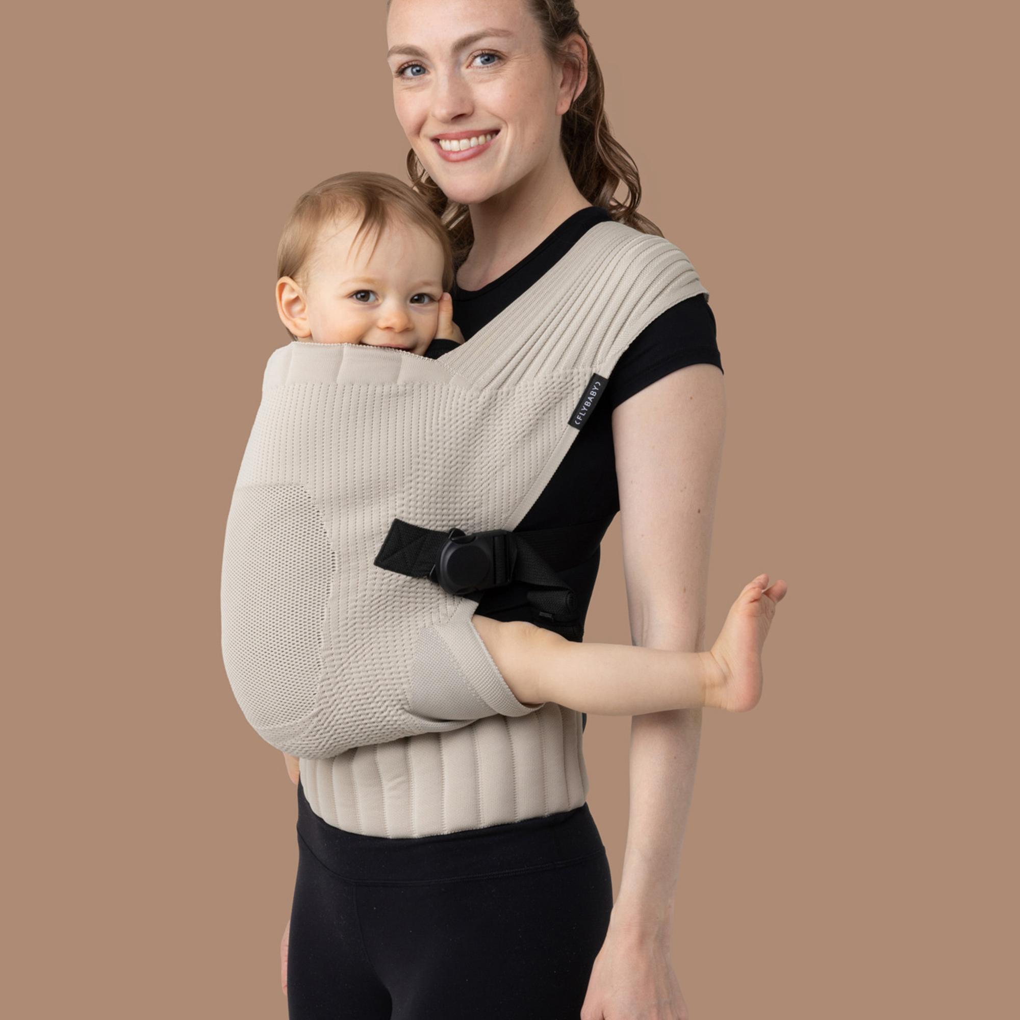Mochila portabebés Flybaby Toddler, 2 posiciones - Beige Sierra Beige Sierra-3