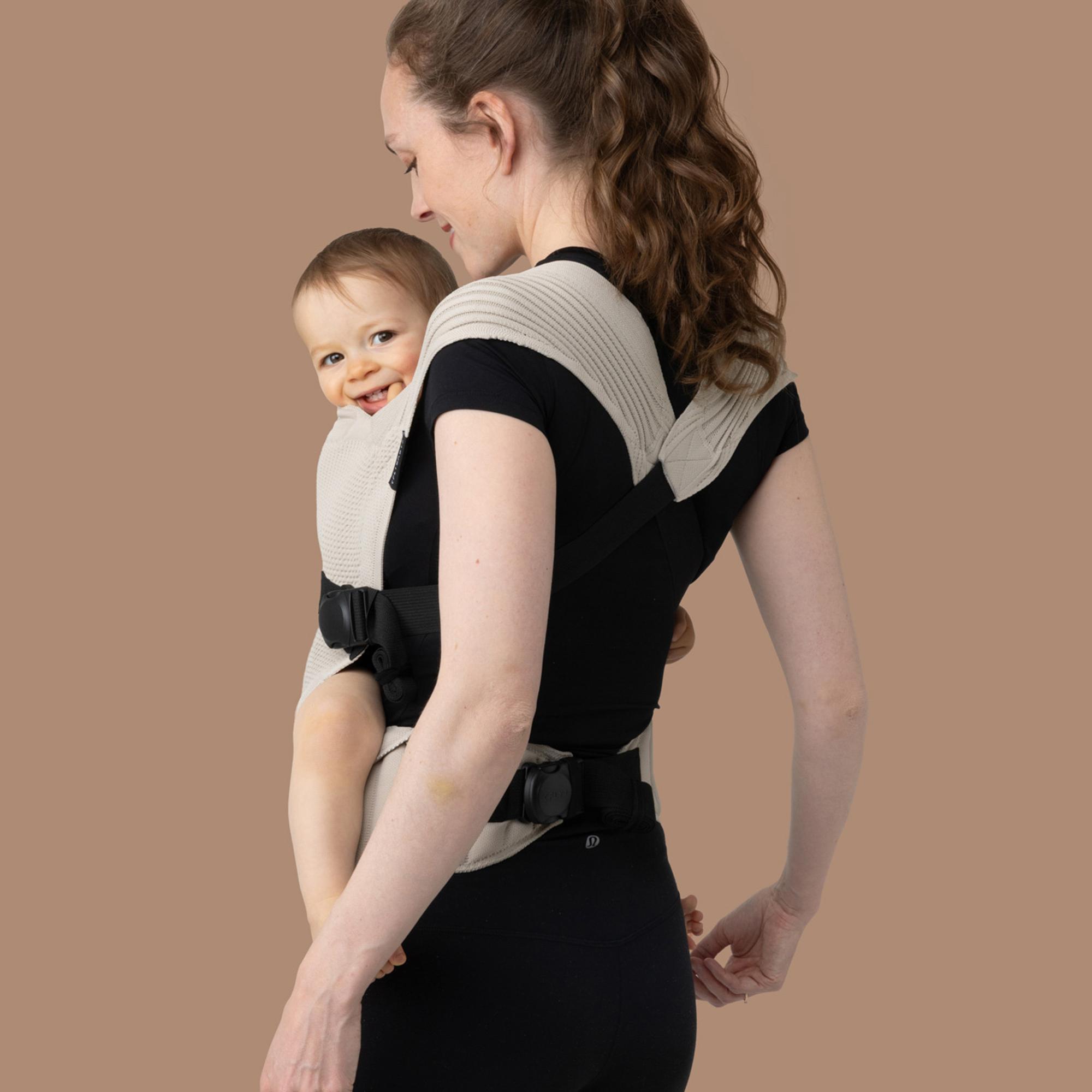 Mochila portabebés Flybaby Toddler, 2 posiciones - Beige Sierra Beige Sierra-4