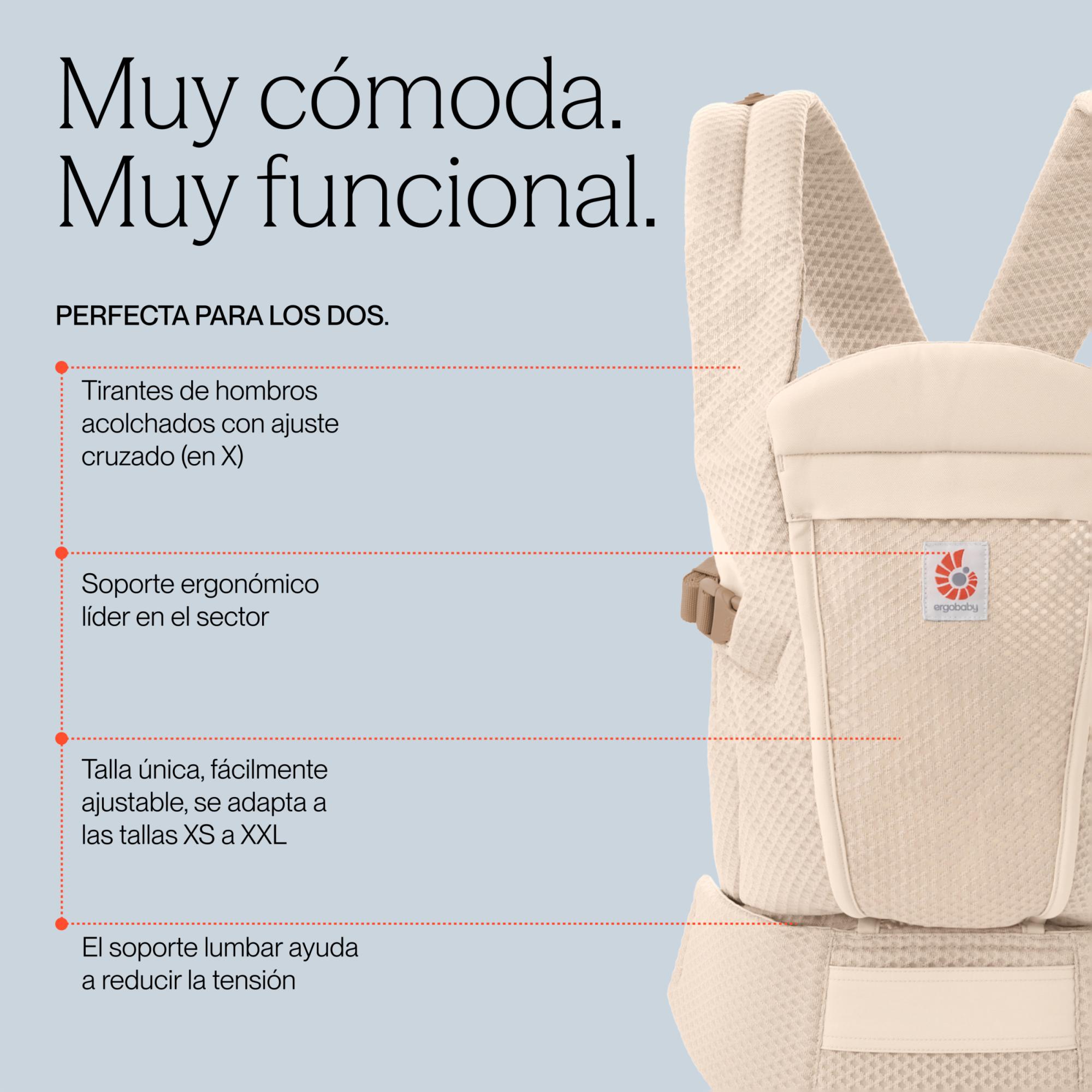 Imagen 5 de MOCHILA PORTABEBE OMNI LITE- MESHSLATE BLUE - Arena Arena