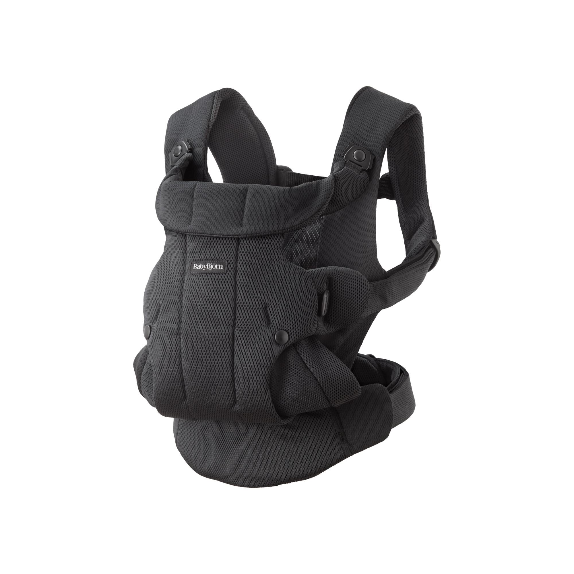 Imagen 0 de Mochila portabebé BabyBjörn Hold tejido Mesh 3 posiciones Negro