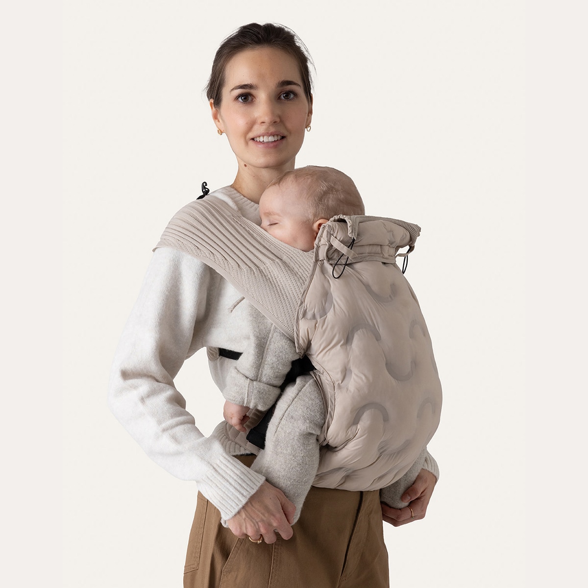 Cobertor de porteo Flybaby invierno - Beige Sierra Beige Sierra-2