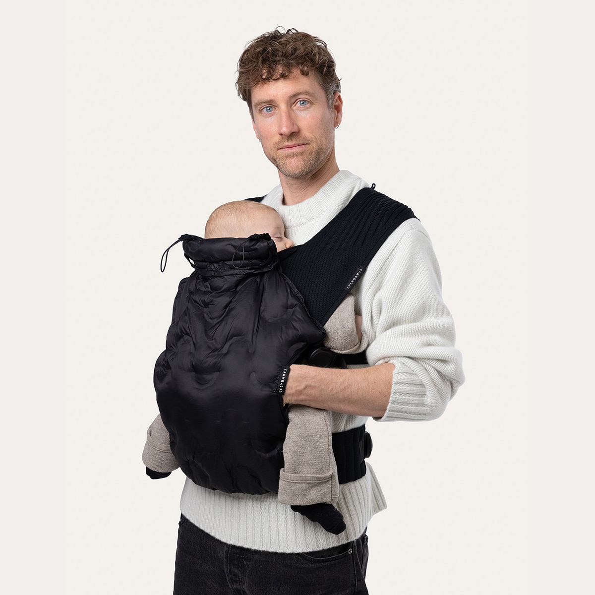 Cobertor de porteo Flybaby invierno - Negro Negro-6