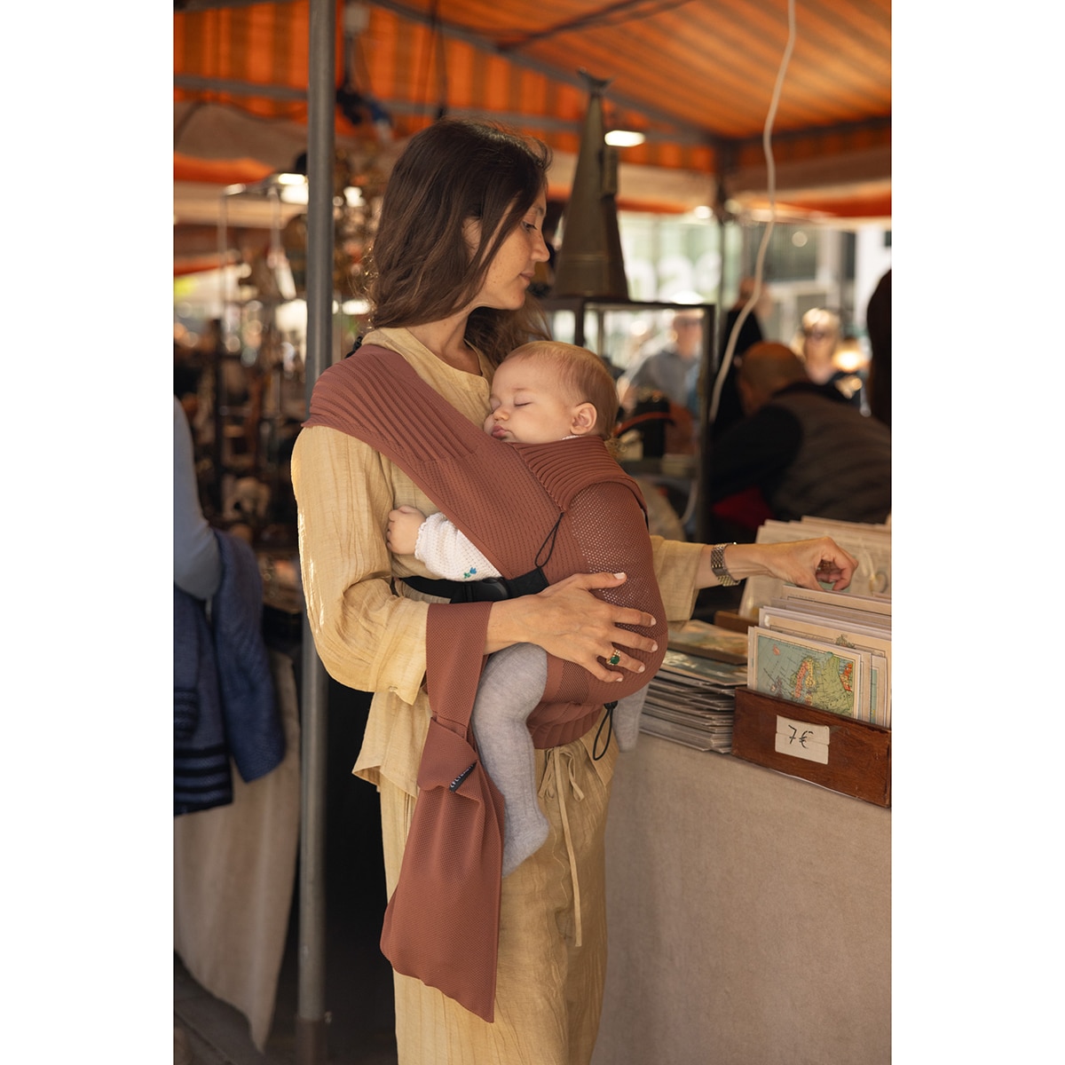 Bolsa transporte Flybaby para mochila portabebé - Teja Teja-3