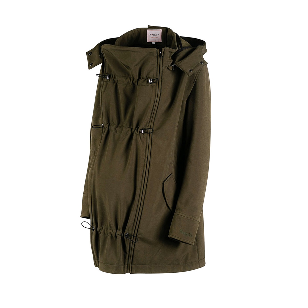Abrigo de porteo y embarazo Wombat & co london wombat shell - Verde militar Verde militar-2