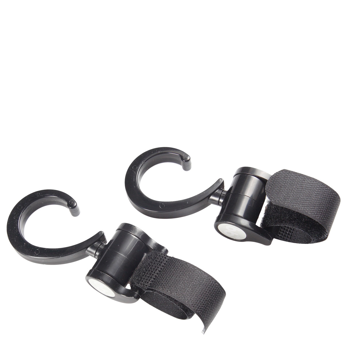 Ganchos para Pendurar com Fecho Aderente Preto-1