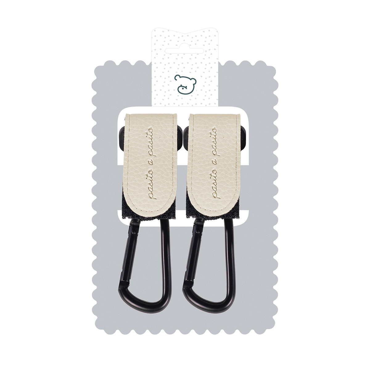 Conjunto 2 Ganchos para Mala Icon Bege-3