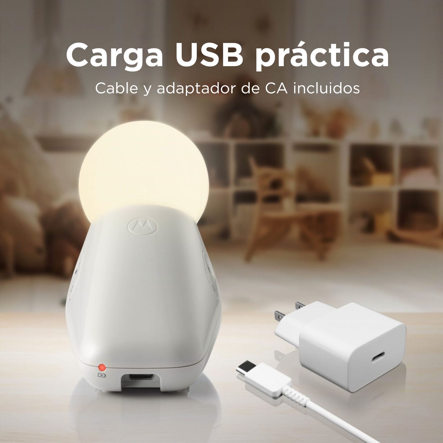 Luz de Presença com Cores e Sons Relaxantes Branco-7