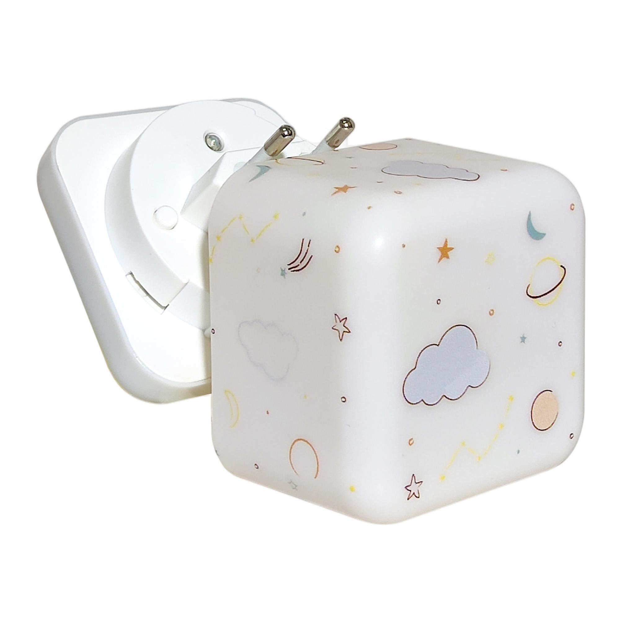 Luz quitamiedos portatil Cloud B Cube B Space recargable - Natural Natural-5