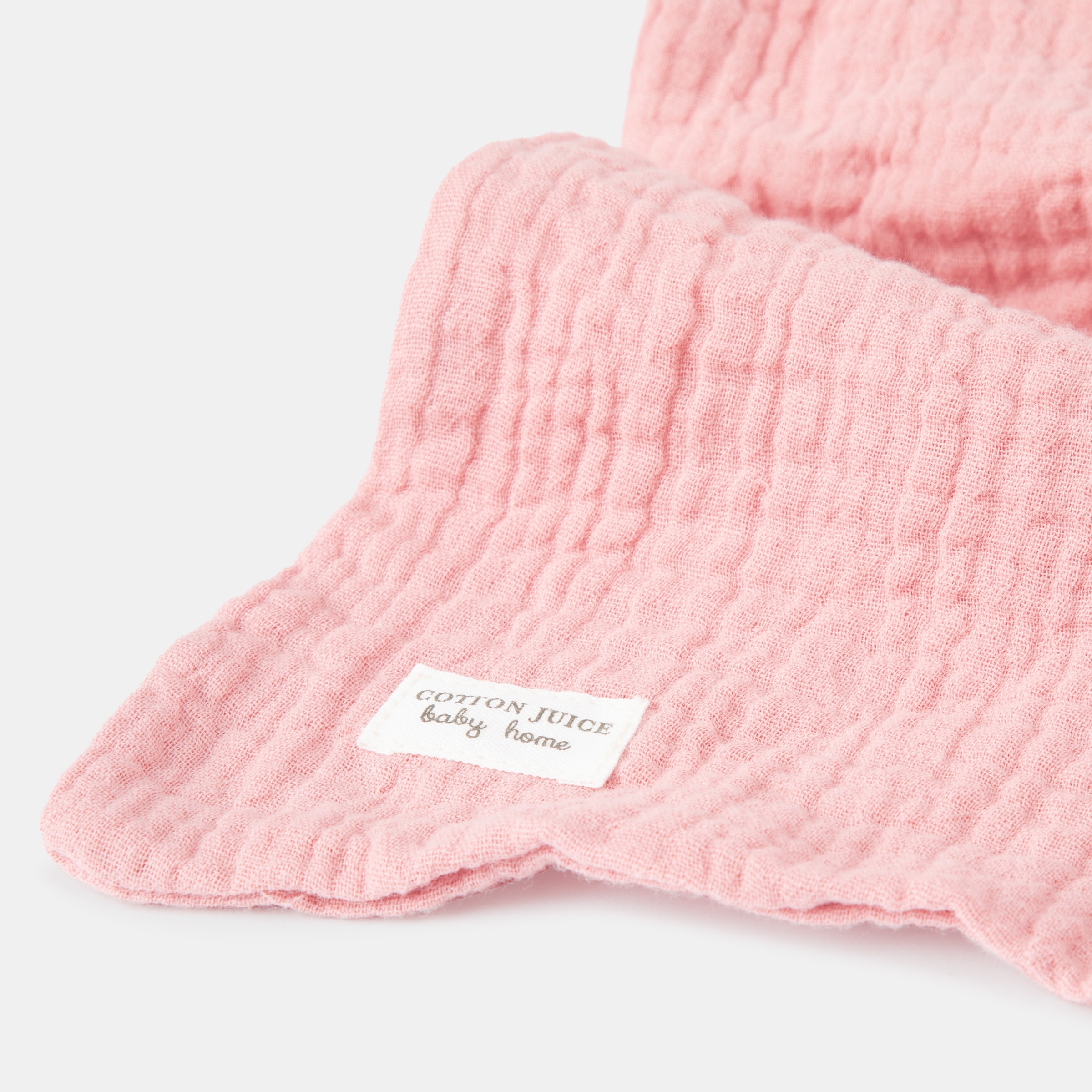 Doudou Musselina Urso Rosa-2