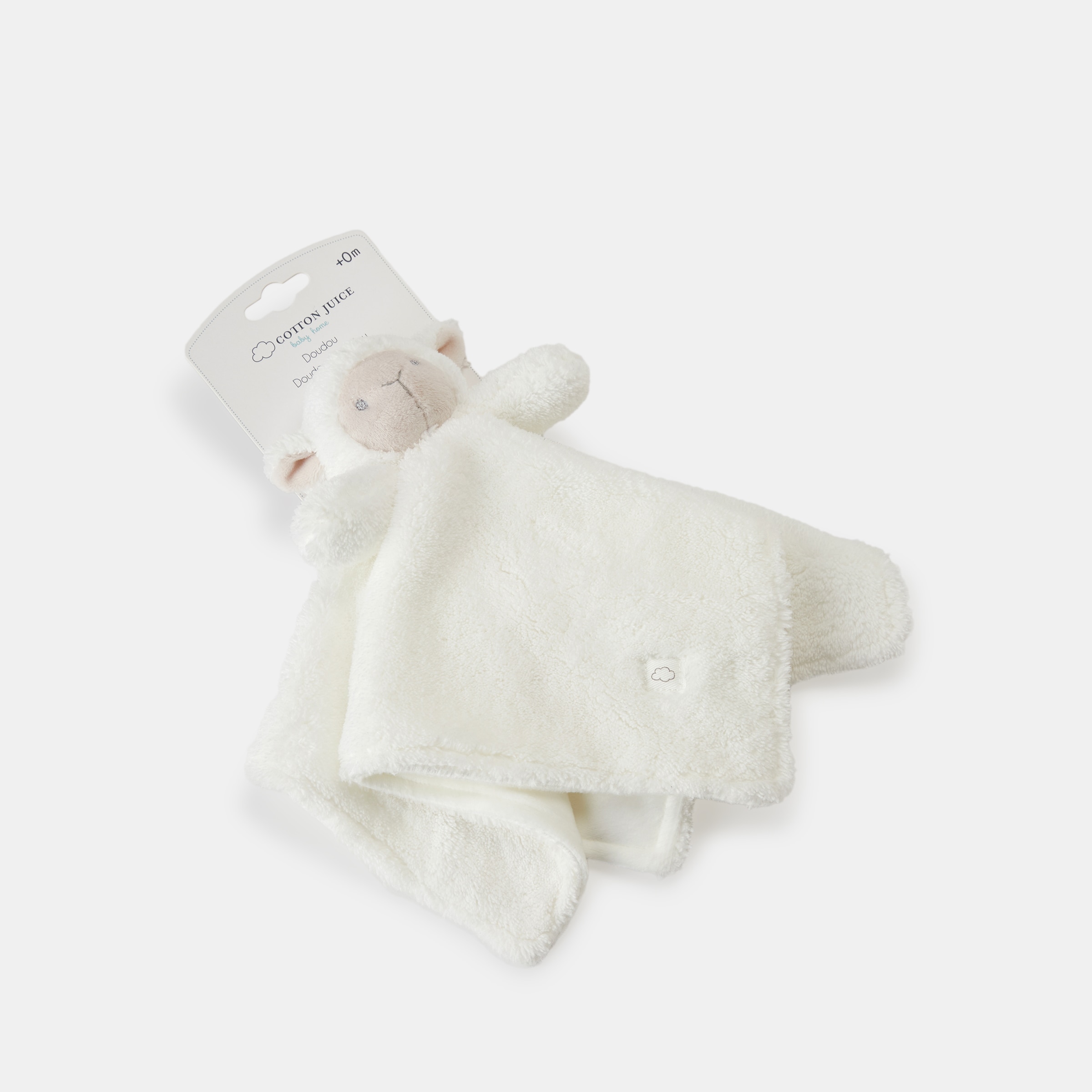 Doudou Cotton Juice Baby Home Oveja Blanco-3