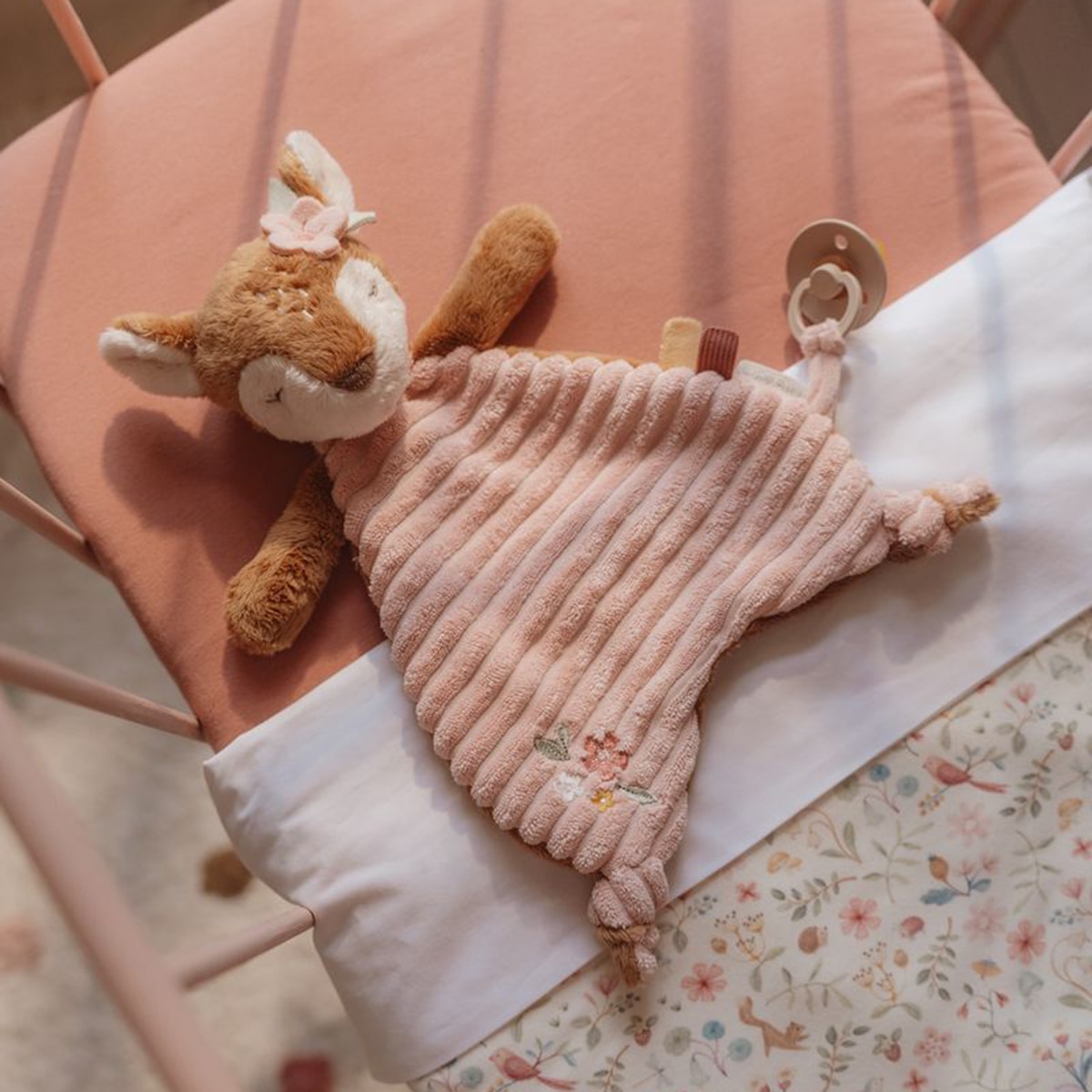 Doudou Little Dutch texturas Rosa-claro-7