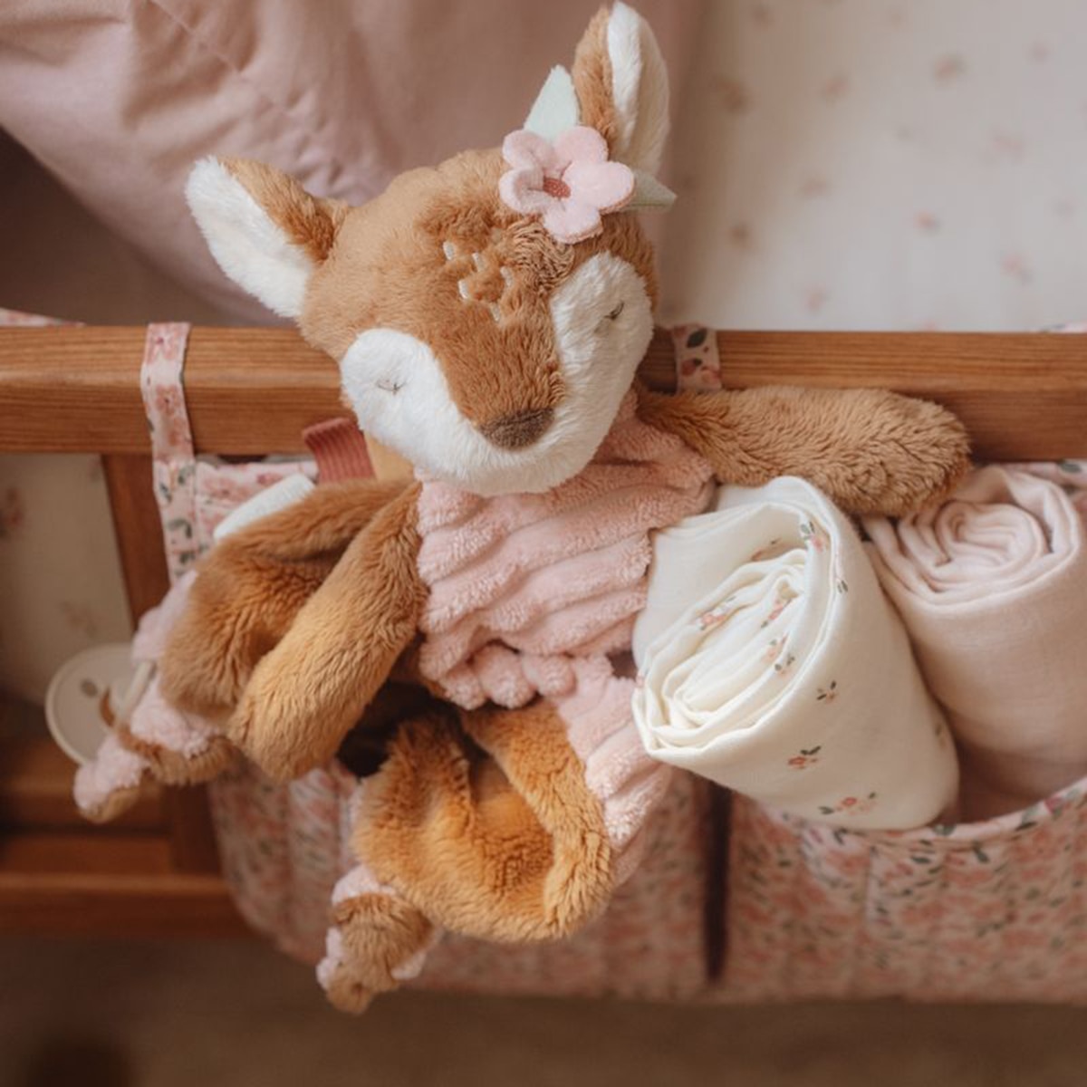 Doudou Little Dutch texturas Rosa-claro-8