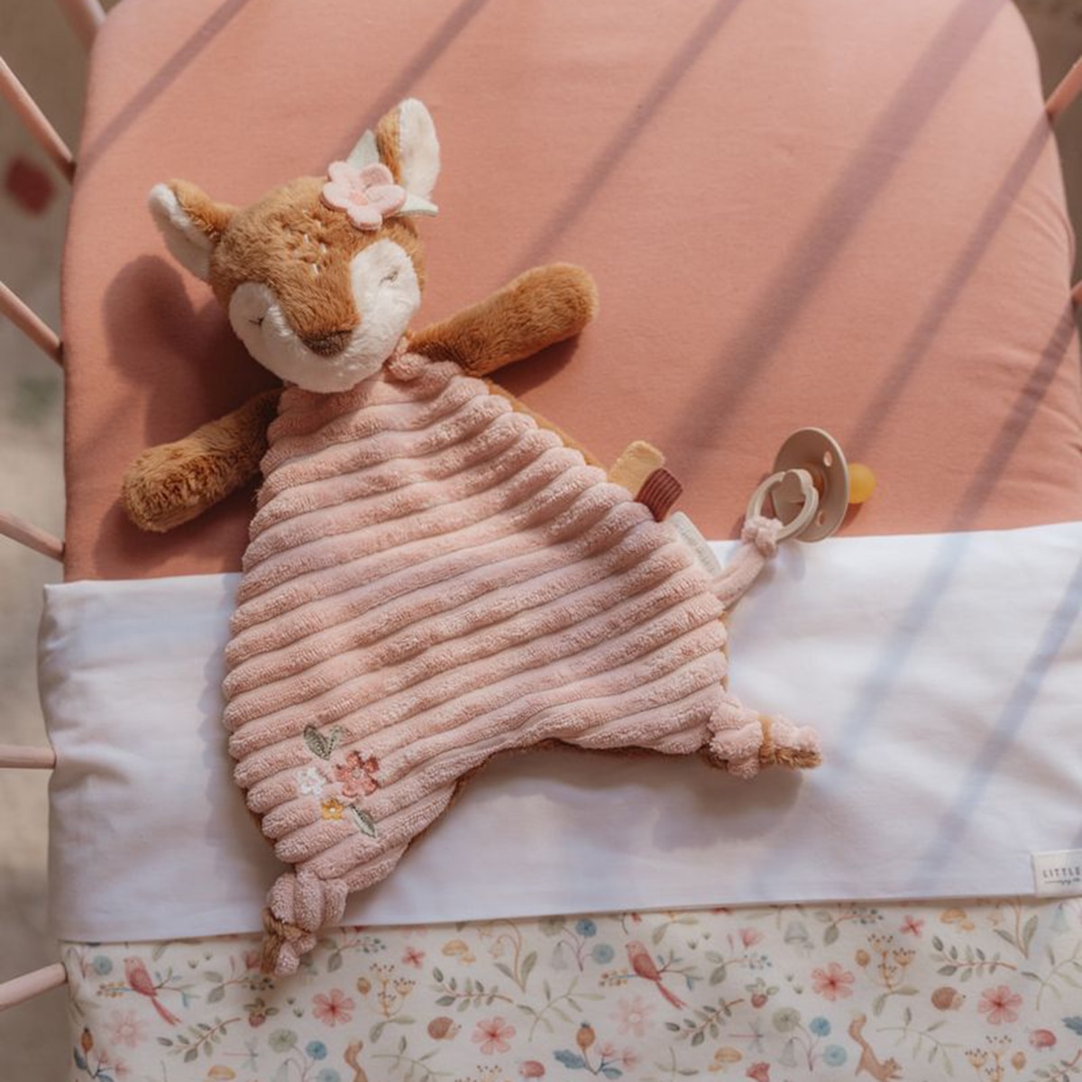 Doudou Little Dutch texturas Rosa-claro-9