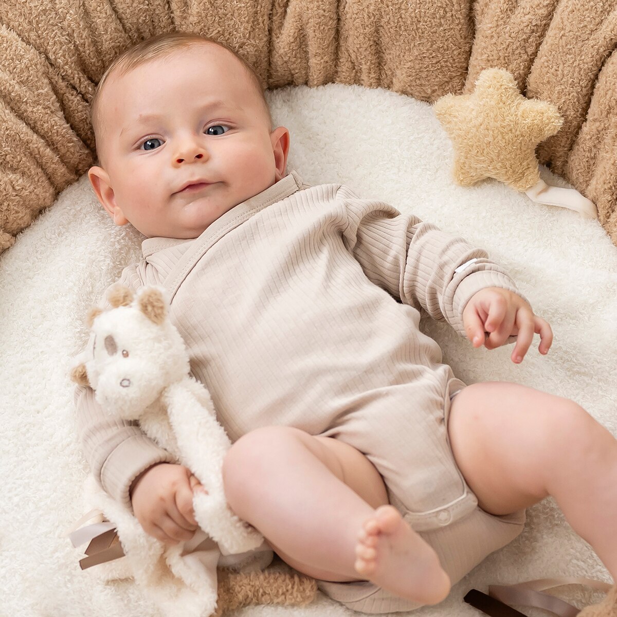 Dou dou jirafa Nattou suave colección Teddy Crudo-3
